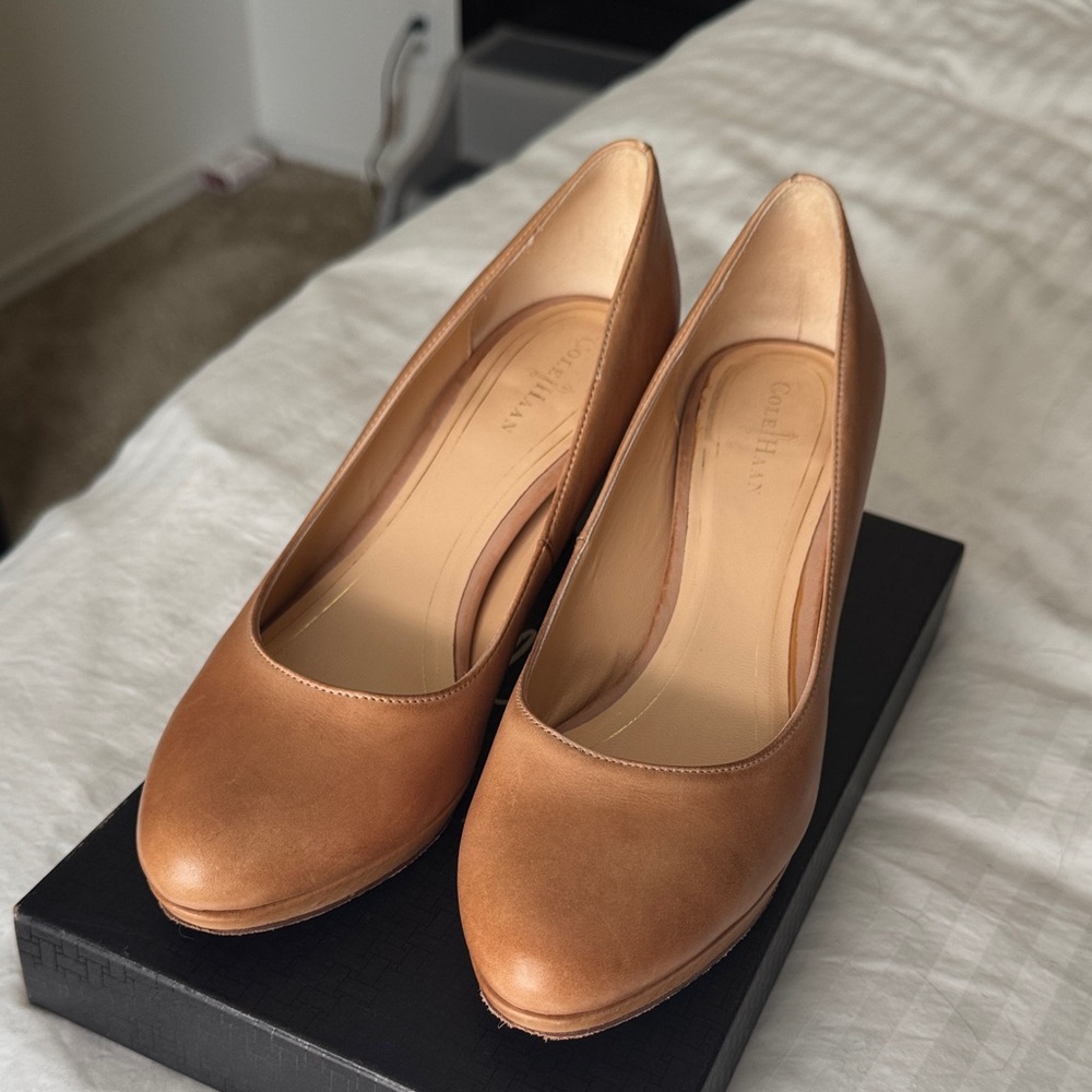 Cole Haan Women's Brown Leather Heels